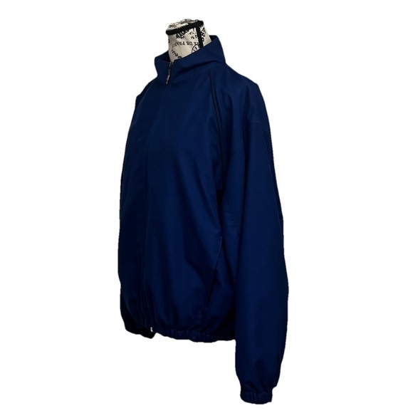 PGA Tour Jacket Mens M Blue Golf Tennis Outdoor Gorp Wind Breaker Elastic Waist - Picture 2 of 9